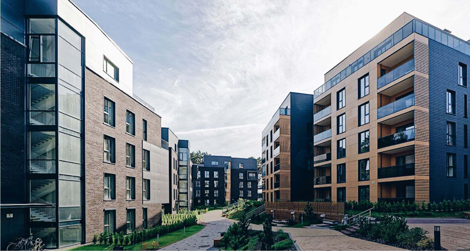 Rendering of courtyard