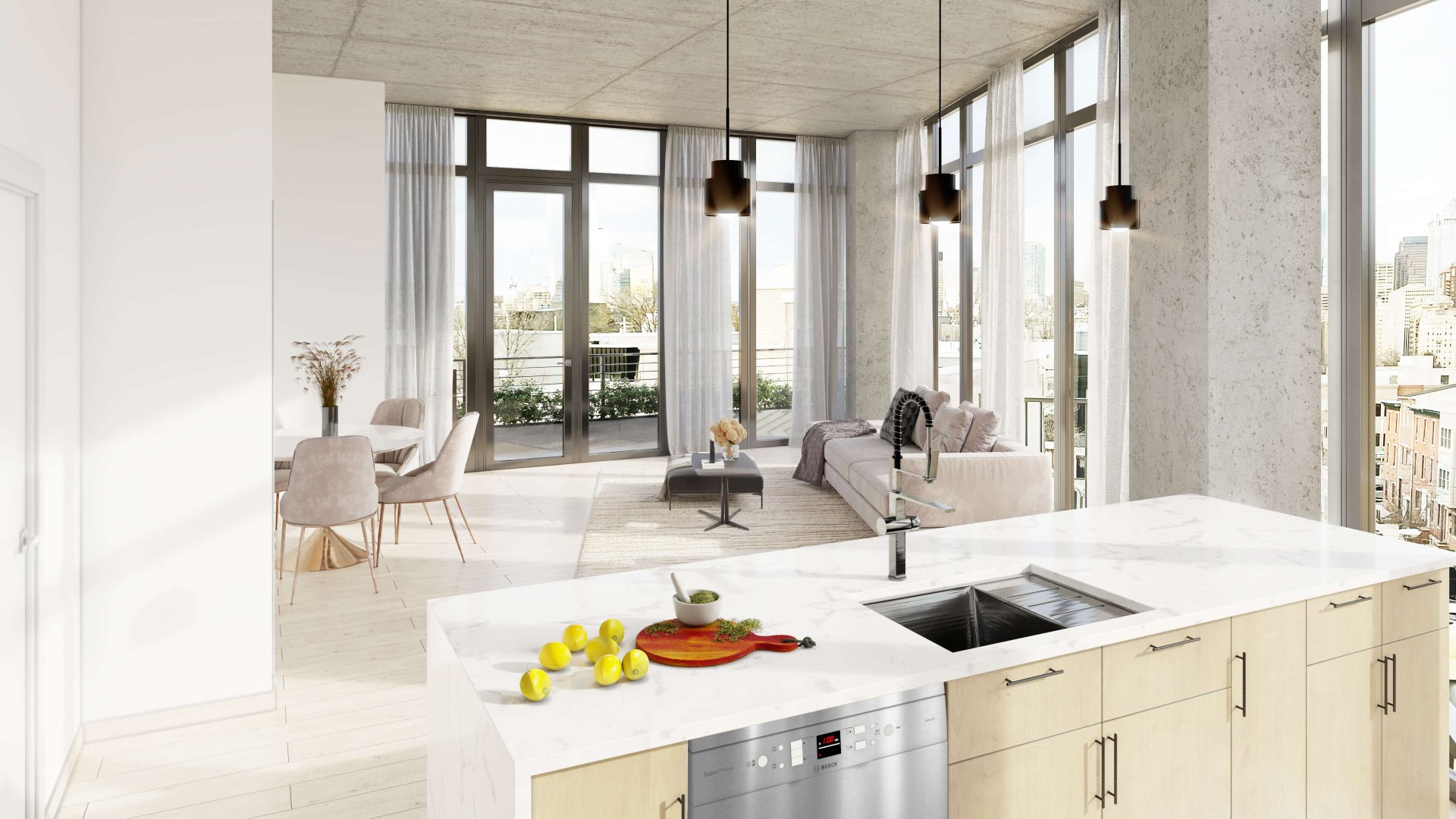 1222 2ND ST - Unit 514 Living Room